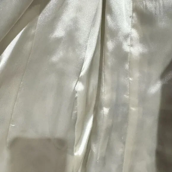 White House Black Market 3/4 sleeve Double Breasted Pea Coat XS Animal Print - Picture 6 of 6